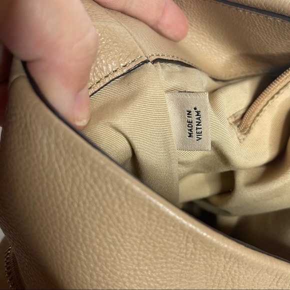 Coach Pebbled Leather Three Compartment Phoebe Tote Shoulder Bag - Picture 4 of 16